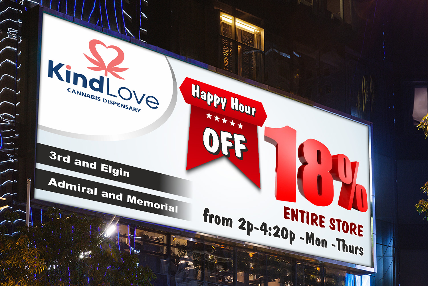 Billboard Design by Petter Goms for Kind Love | Design #26109507