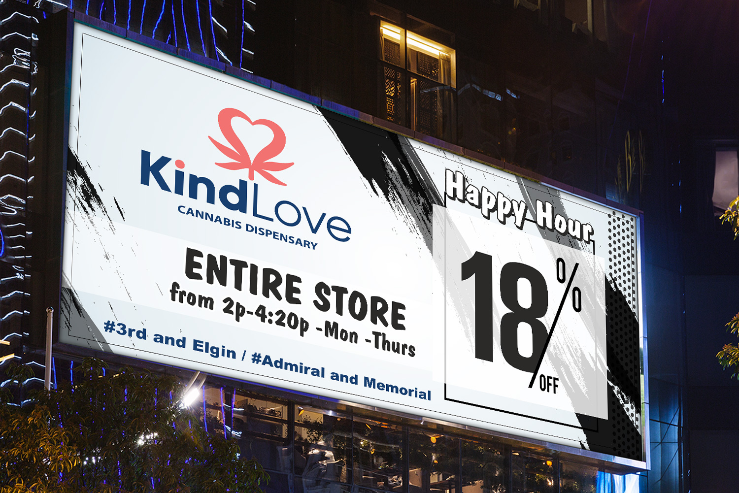 Billboard Design by Petter Goms for Kind Love | Design #26109746