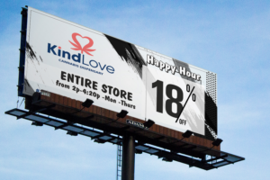 Billboard Design by Petter Goms for Kind Love | Design: #26109747