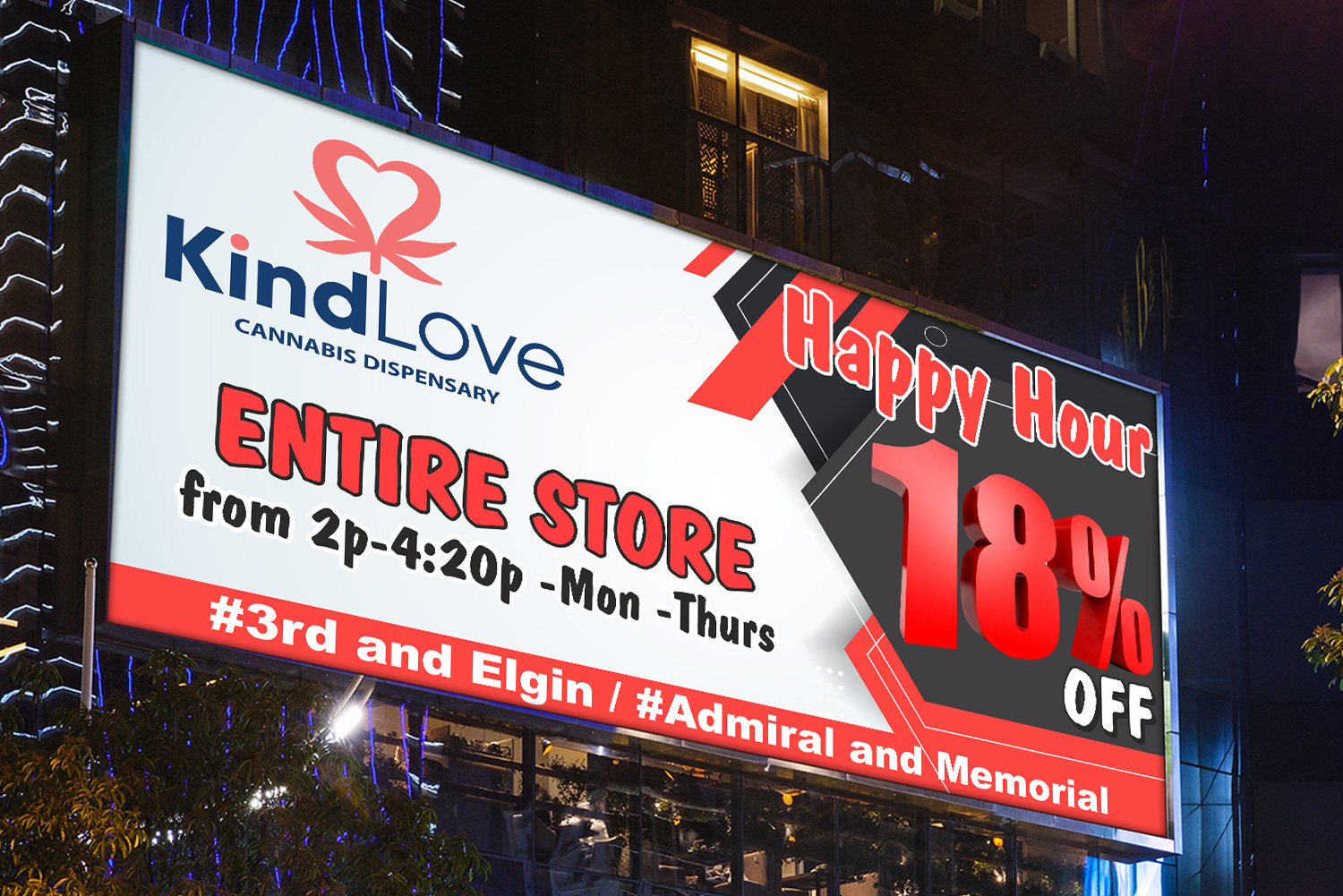 Billboard Design by Petter Goms for Kind Love | Design #26111042