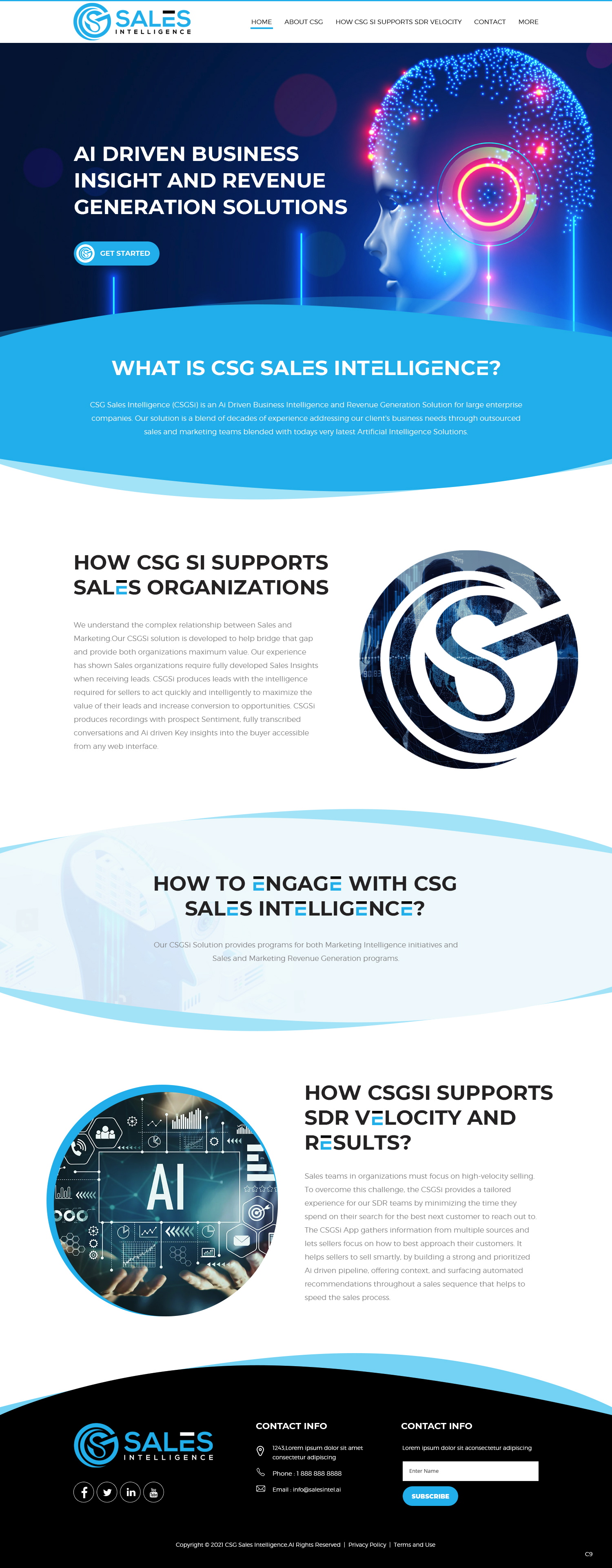 Diseño Web por pb para Sales Intel | Diseño #26118691