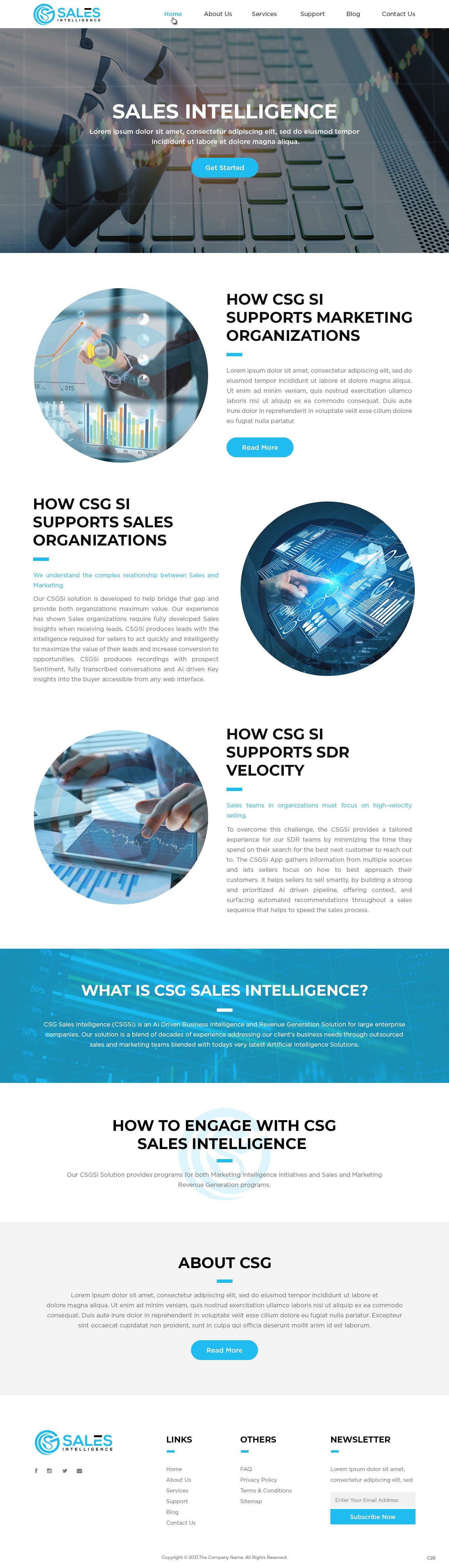 Web Design by pb for Sales Intel | Design #26118694