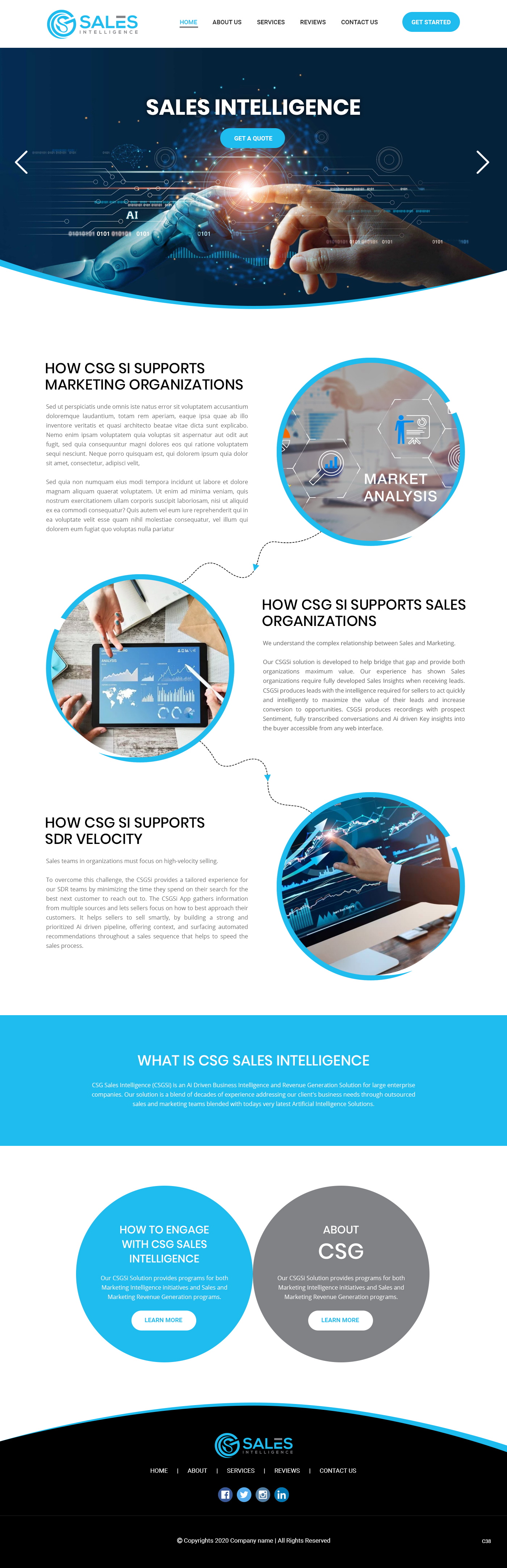 Web Design by pb for Sales Intel | Design #26118699