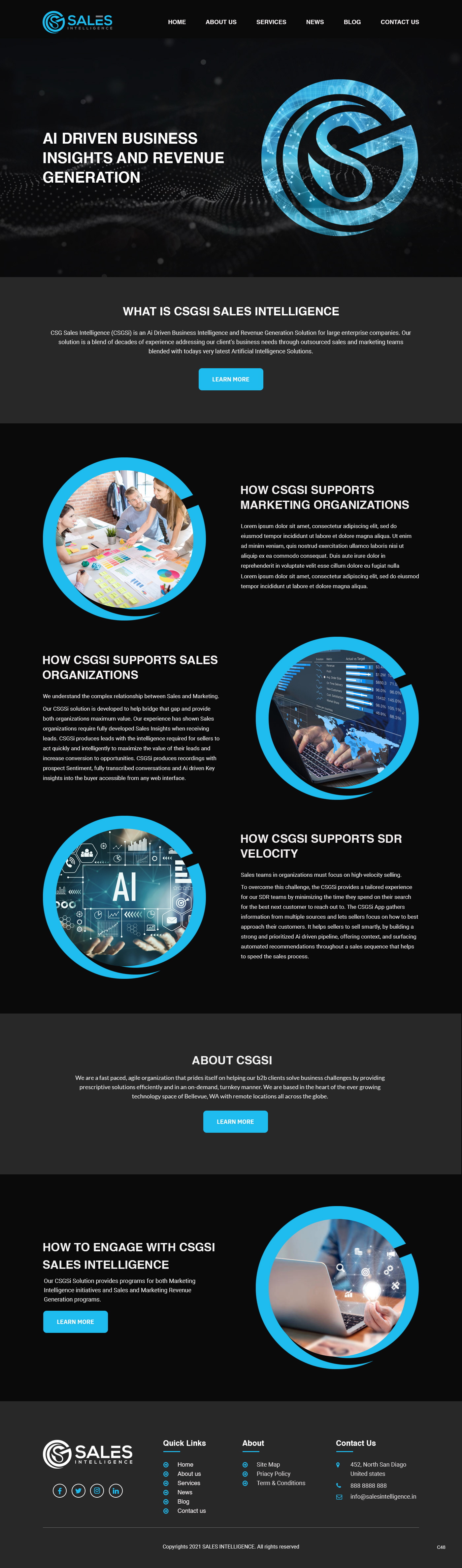 Diseño Web por pb para Sales Intel | Diseño #26144882