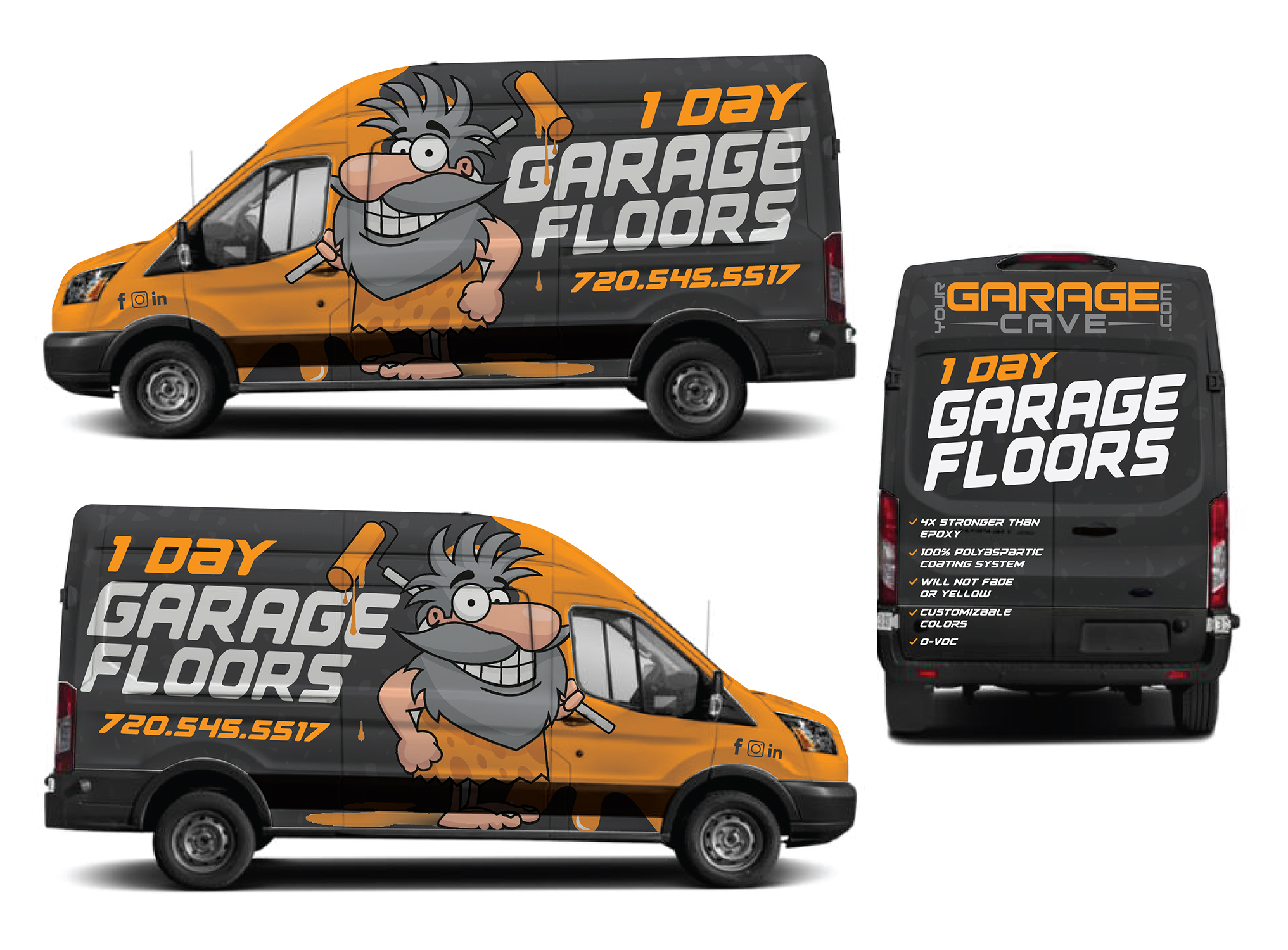 Car Wrap Design by Deziners Zone for Garage Cave Colorado | Design #26109004