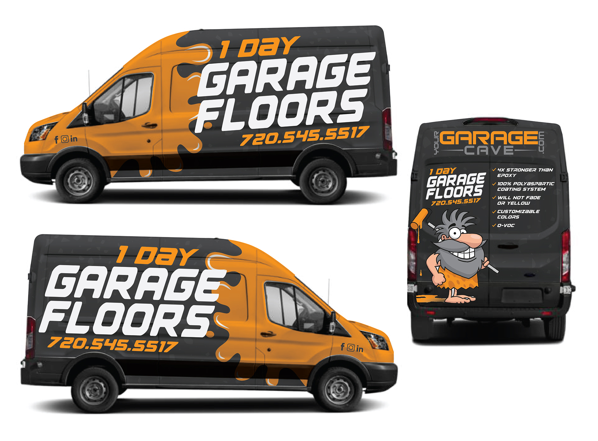 Car Wrap Design by Deziners Zone for Garage Cave Colorado | Design #26109005