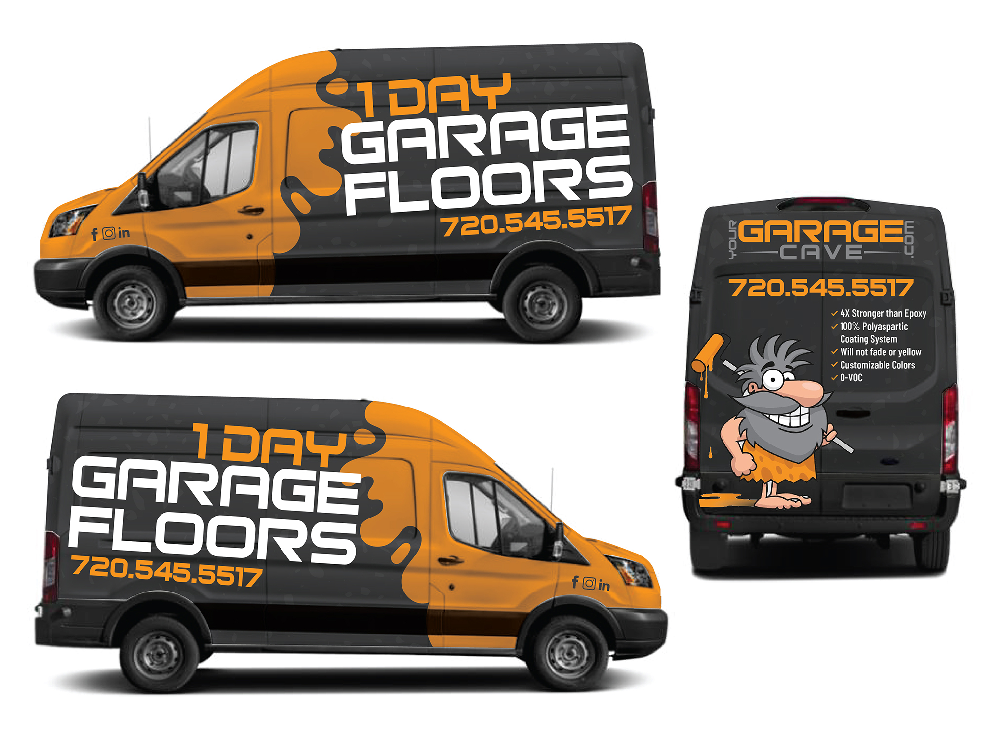 Car Wrap Design by Deziners Zone for Garage Cave Colorado | Design #26109006