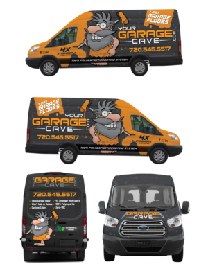 Design de Covering de Véhicule par Deziners Zone pour Garage Cave Colorado | Design : #26115858