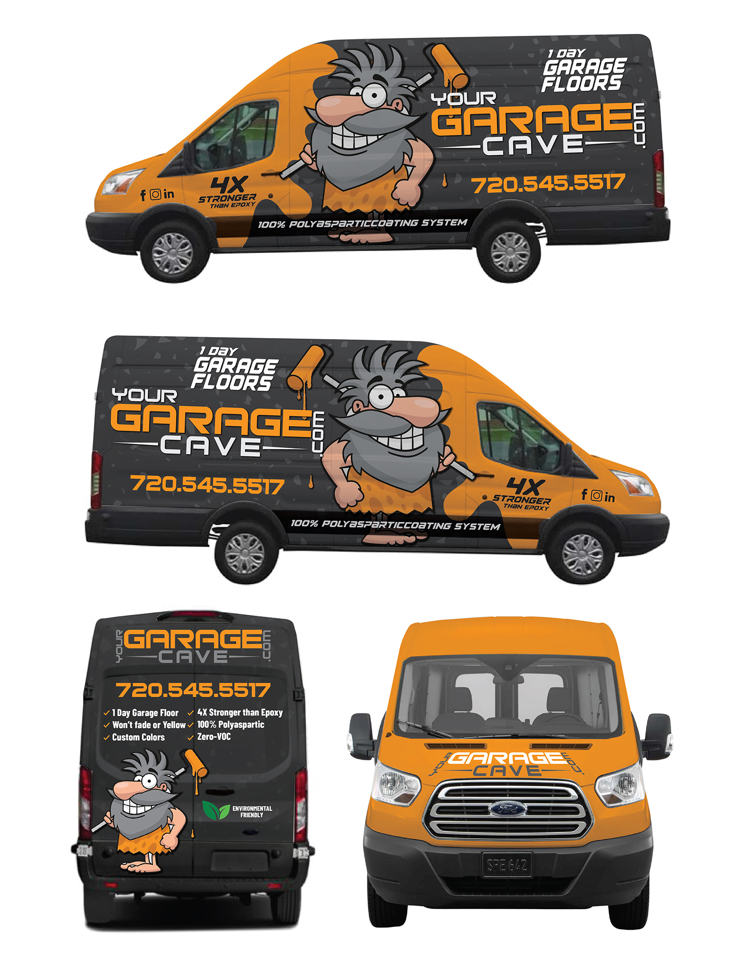 Car Wrap Design by Deziners Zone for Garage Cave Colorado | Design #26115859
