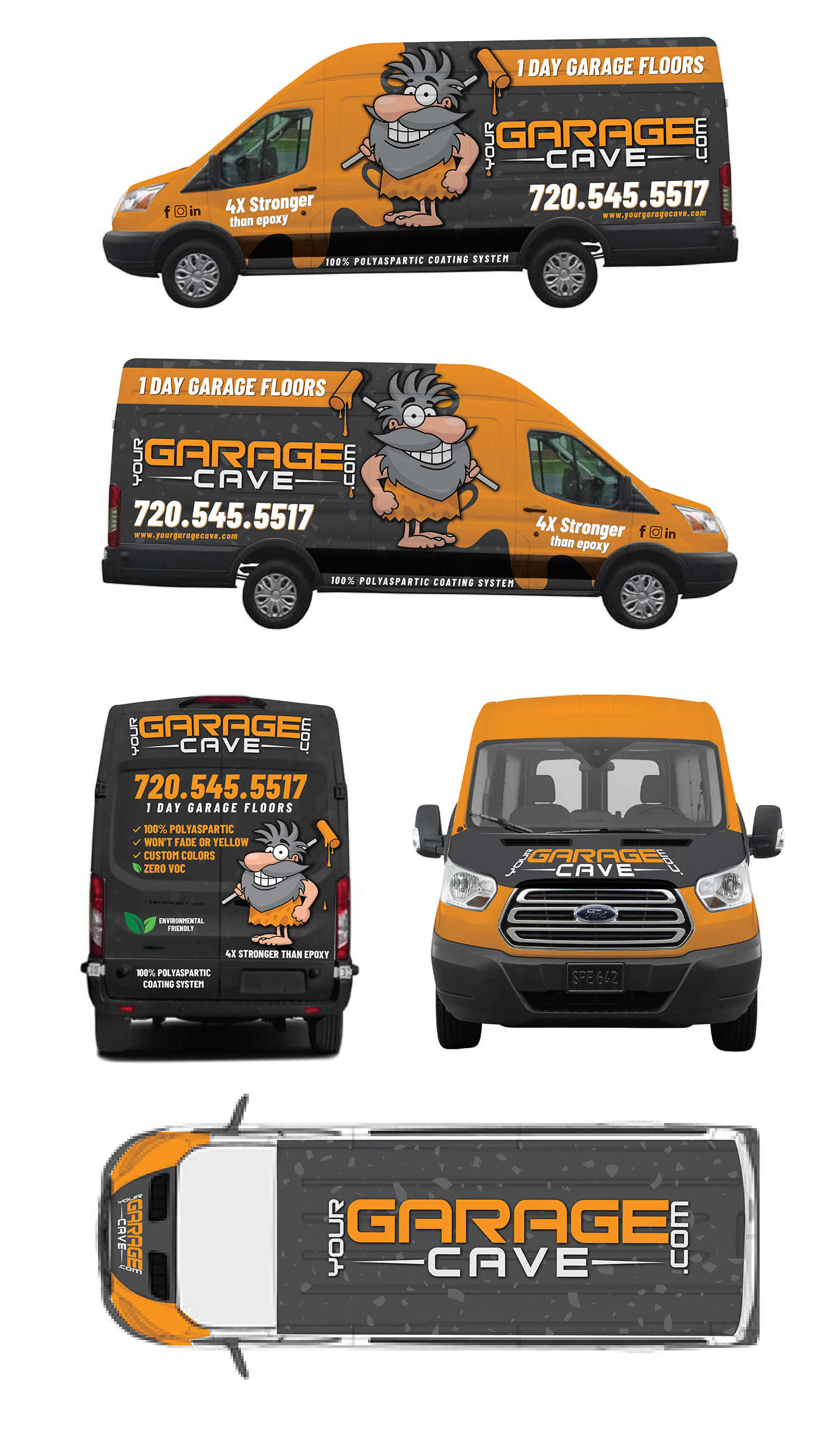 Car Wrap Design by Deziners Zone for Garage Cave Colorado | Design #26121536