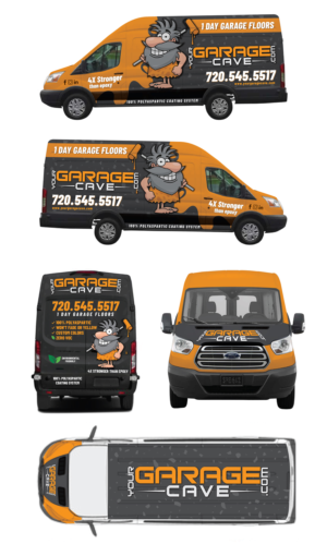 Design de Covering de Véhicule par Deziners Zone pour Garage Cave Colorado | Design : #26121536