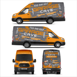 Car Wrap-Design von DG+ für Garage Cave Colorado | Design #26115892
