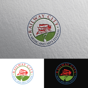 Railway City Music and Arts Festival | Logo Design by Rii