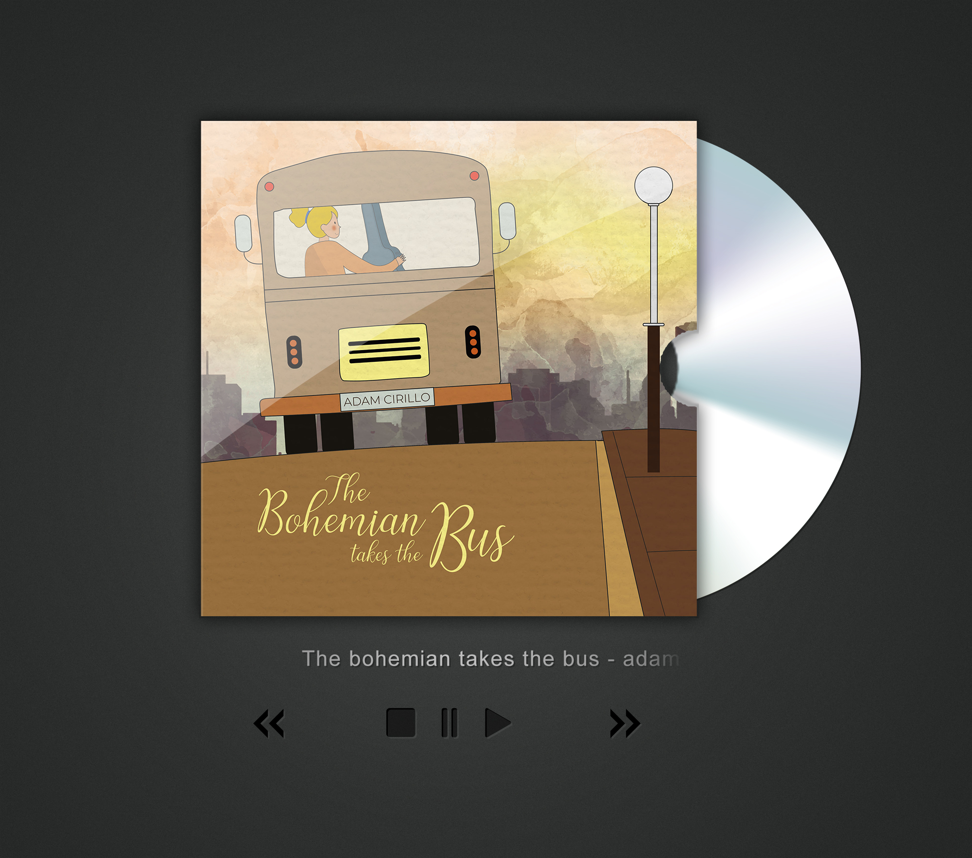 CD-Cover-Design von Sarina.dsg für ADAM CIRILLO | Design #26112548