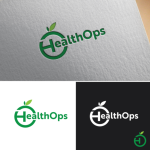 HealthOps | Logo Design by FourtuneDesign