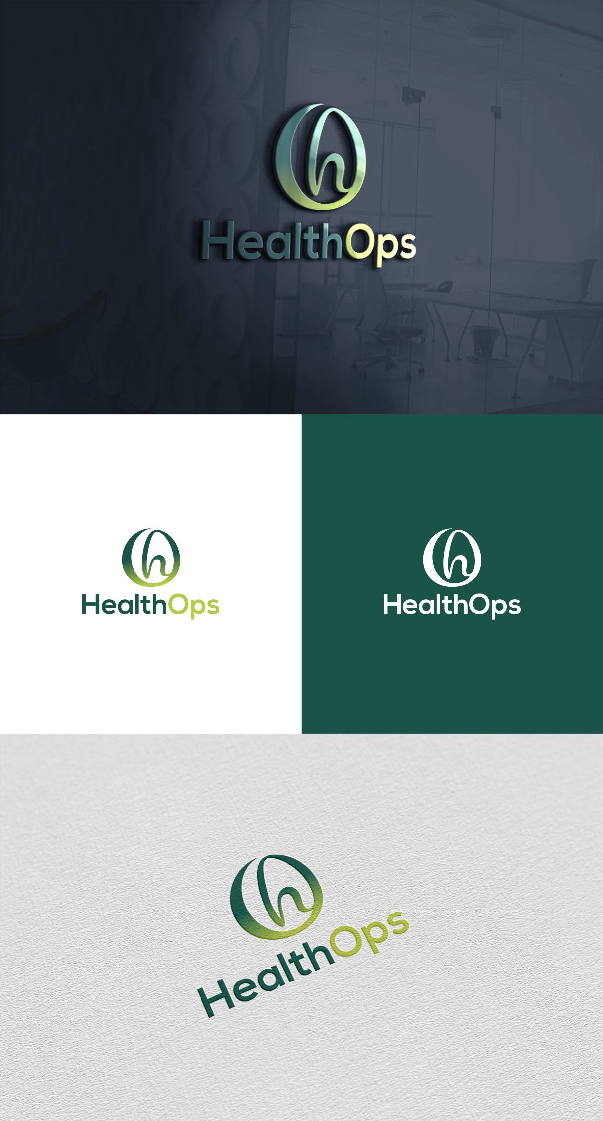 Diseño de Logo por Dave Paresh para HealthOps | Diseño #26118979