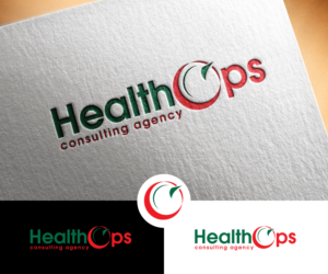 HealthOps | Logo Design by step forward 2
