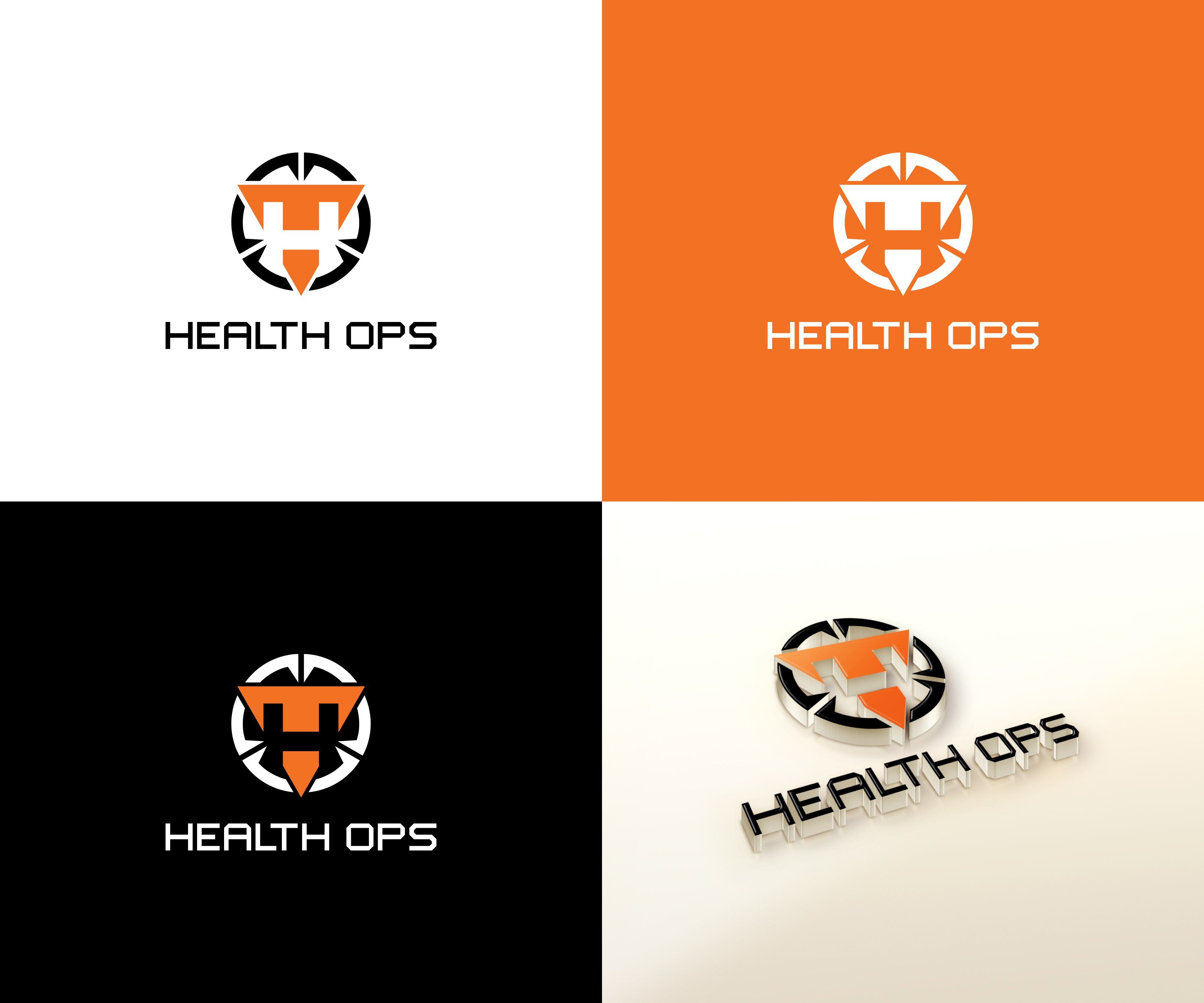 Logo Design by Indrawasih for HealthOps | Design #26115663