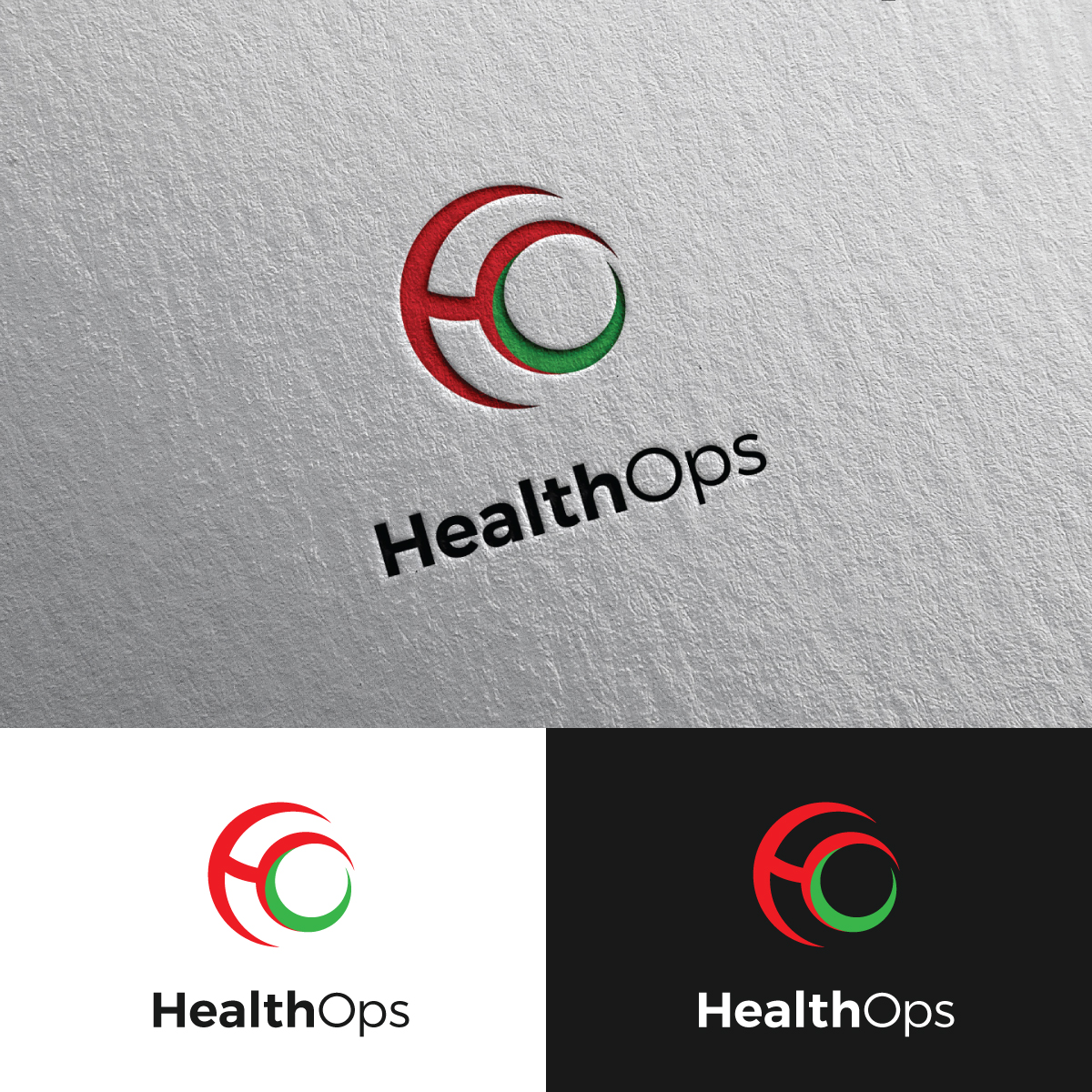 Diseño de Logo por Rii para HealthOps | Diseño #26114663