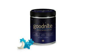 "Goodnite Gummies"  is the brand name for CBN infused Gummies for a restful sleep | Diseño de Etiqueta por hektorsty