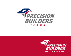 Precision Builders Texas | Logo Design by ACK Design