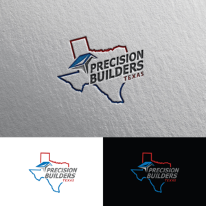 Precision Builders Texas | Design de Logo par Rii