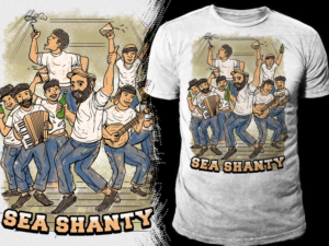 Sea Shanty Life | Diseño de Camiseta por Falih A