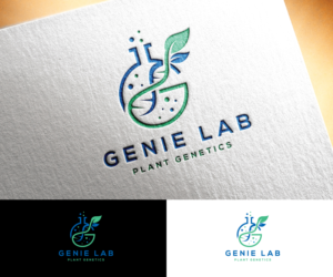 Genie Lab | Diseño de Logo por step forward 2