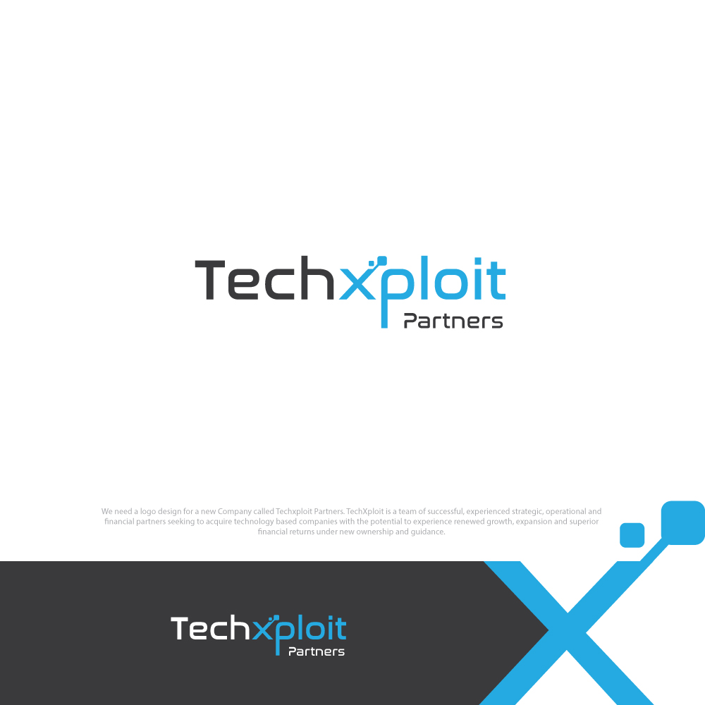 Logo Design by ESolz Technologies for Techxploit Partners | Design #26114591