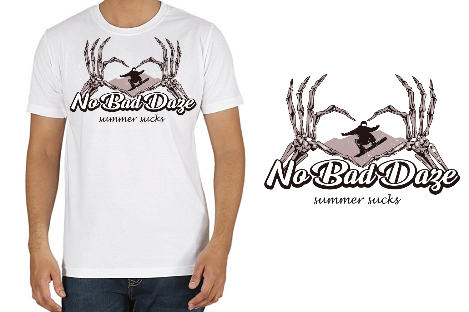T-Shirt-Design von Jay Design für No Bad Daze | Design #26116752