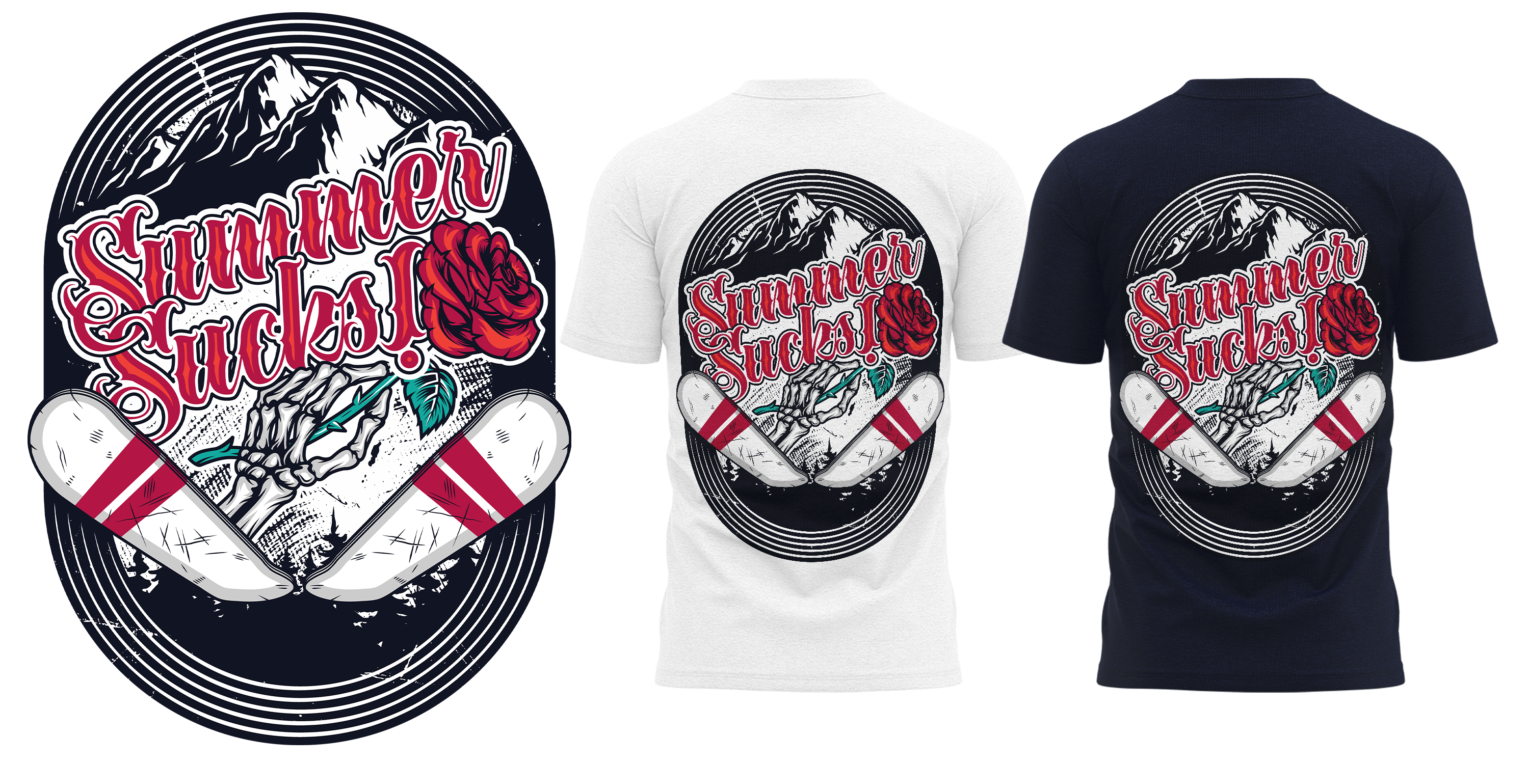 T-shirt Design by adjeiiBlack for No Bad Daze | Design #26118024