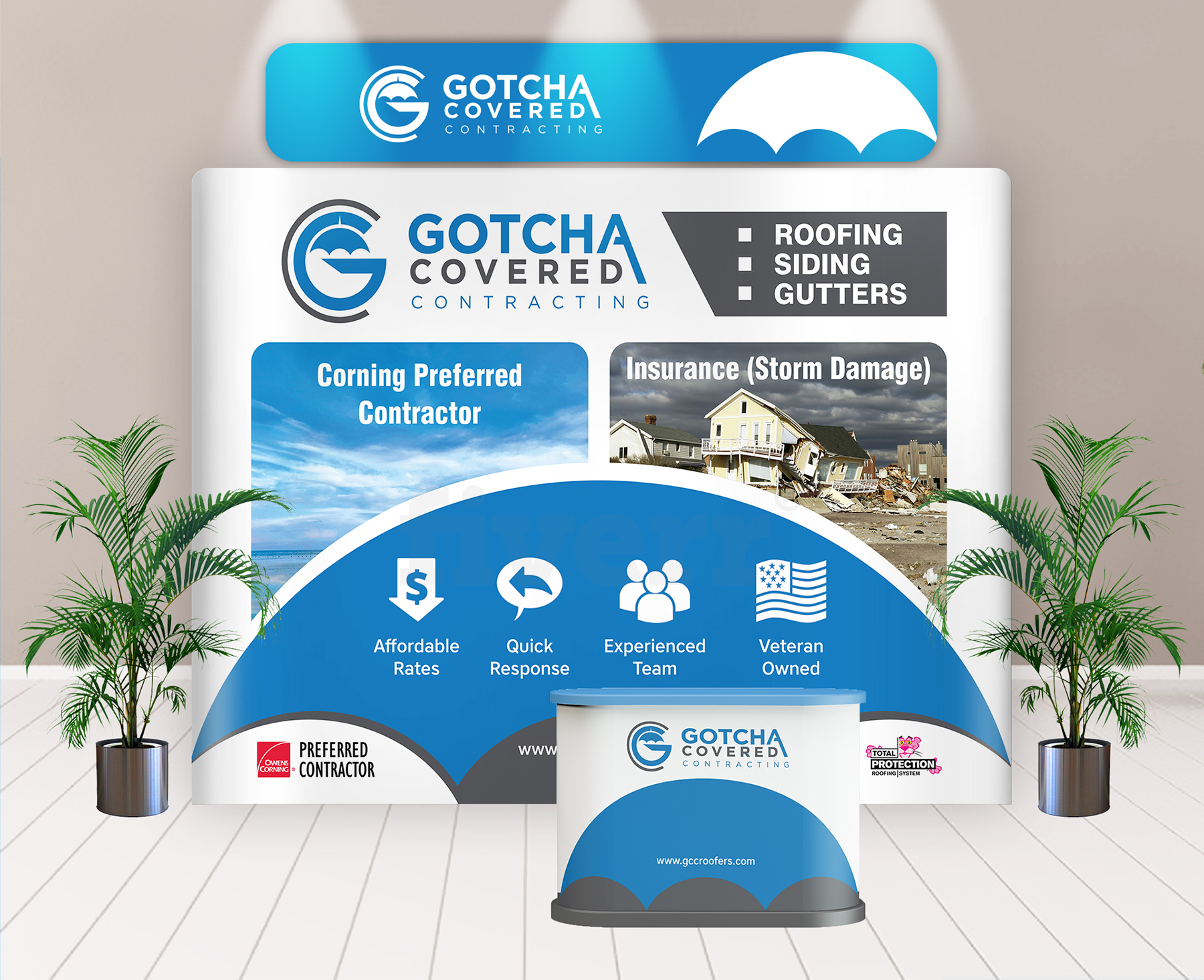 Trade Show Booth Design by mmmarif1982 for this project | Design #26148995