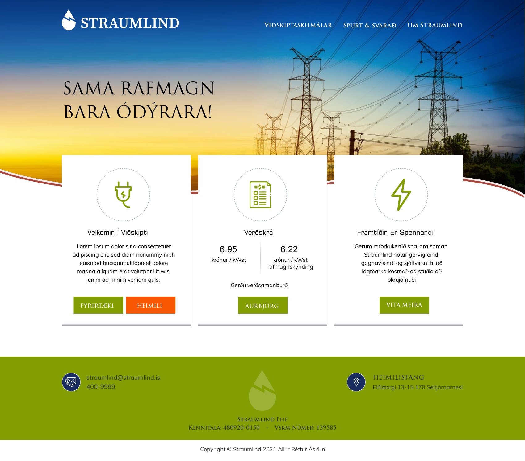 Web Design by HarmiDesigning for this project | Design #26125023
