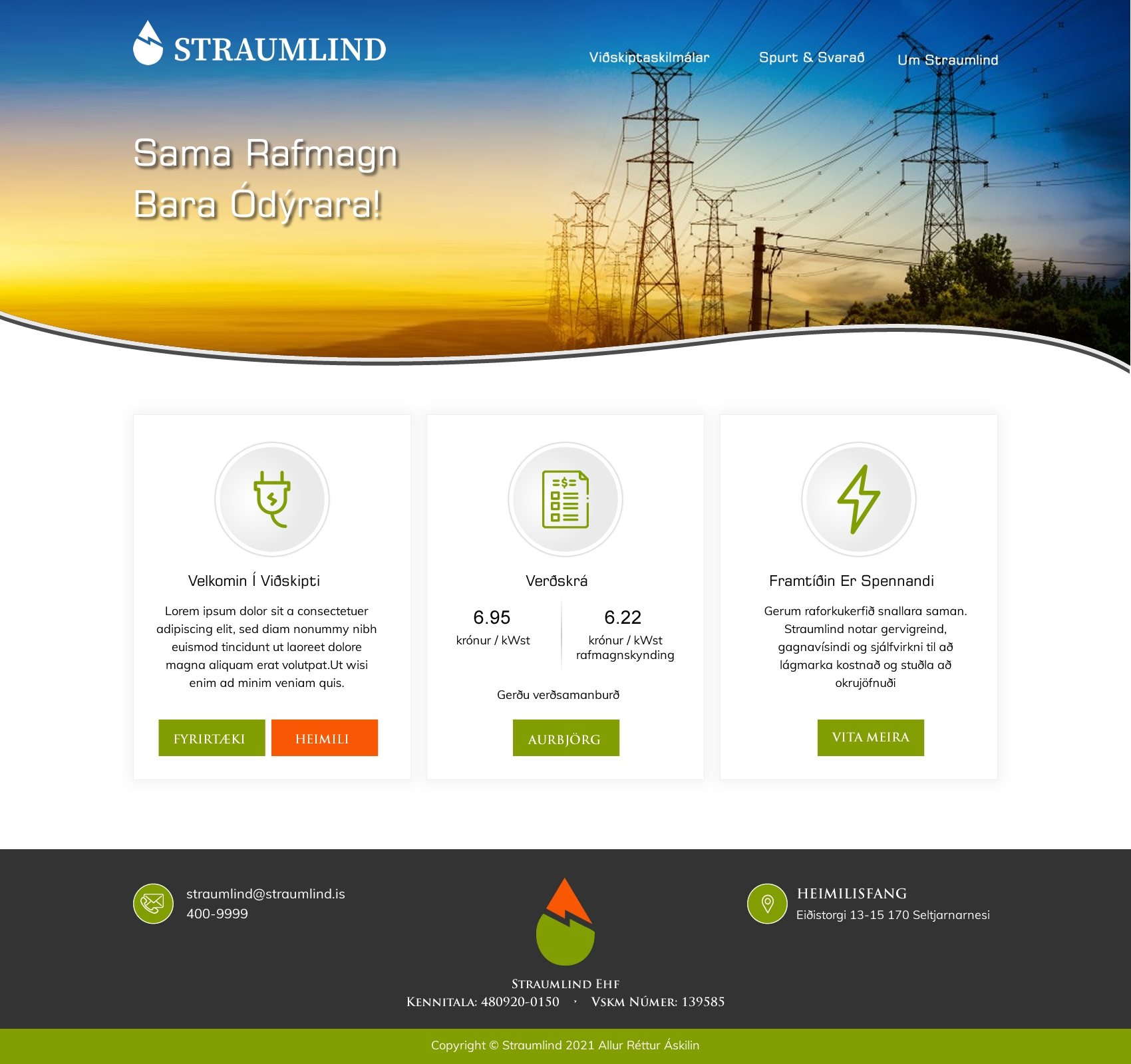 Web Design by HarmiDesigning for this project | Design #26152461