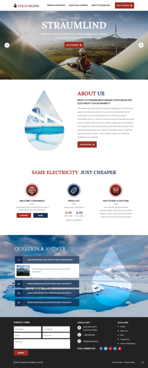 Web Design by pb for this project | Design: #26124350
