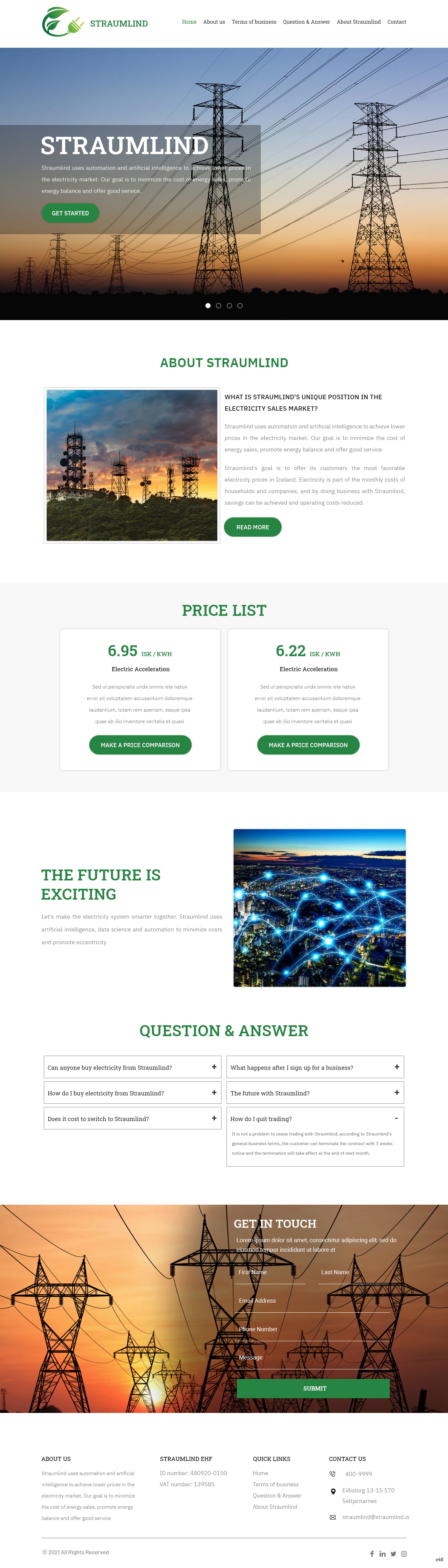 Web Design by pb for this project | Design #26124352