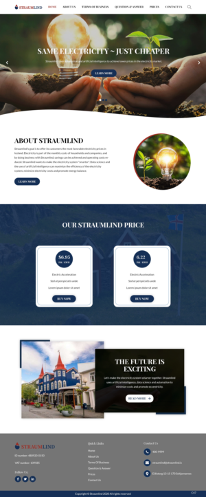 Web Design by pb for this project | Design: #26124360