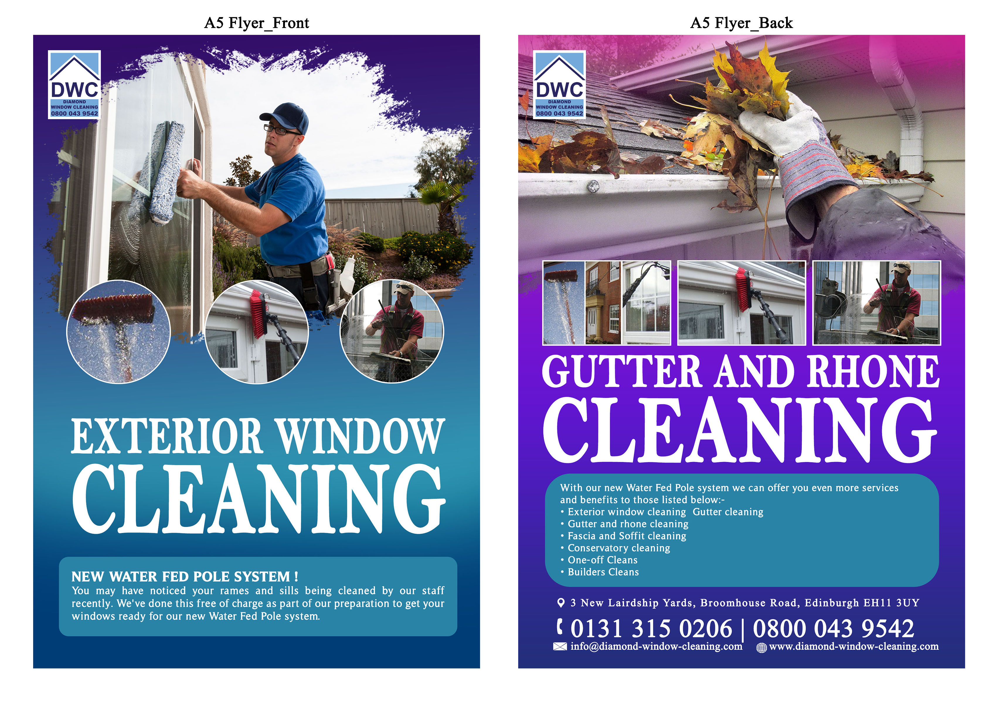 Flyer-Design von Harish 33 für Diamond Window Cleaning | Design #26165802