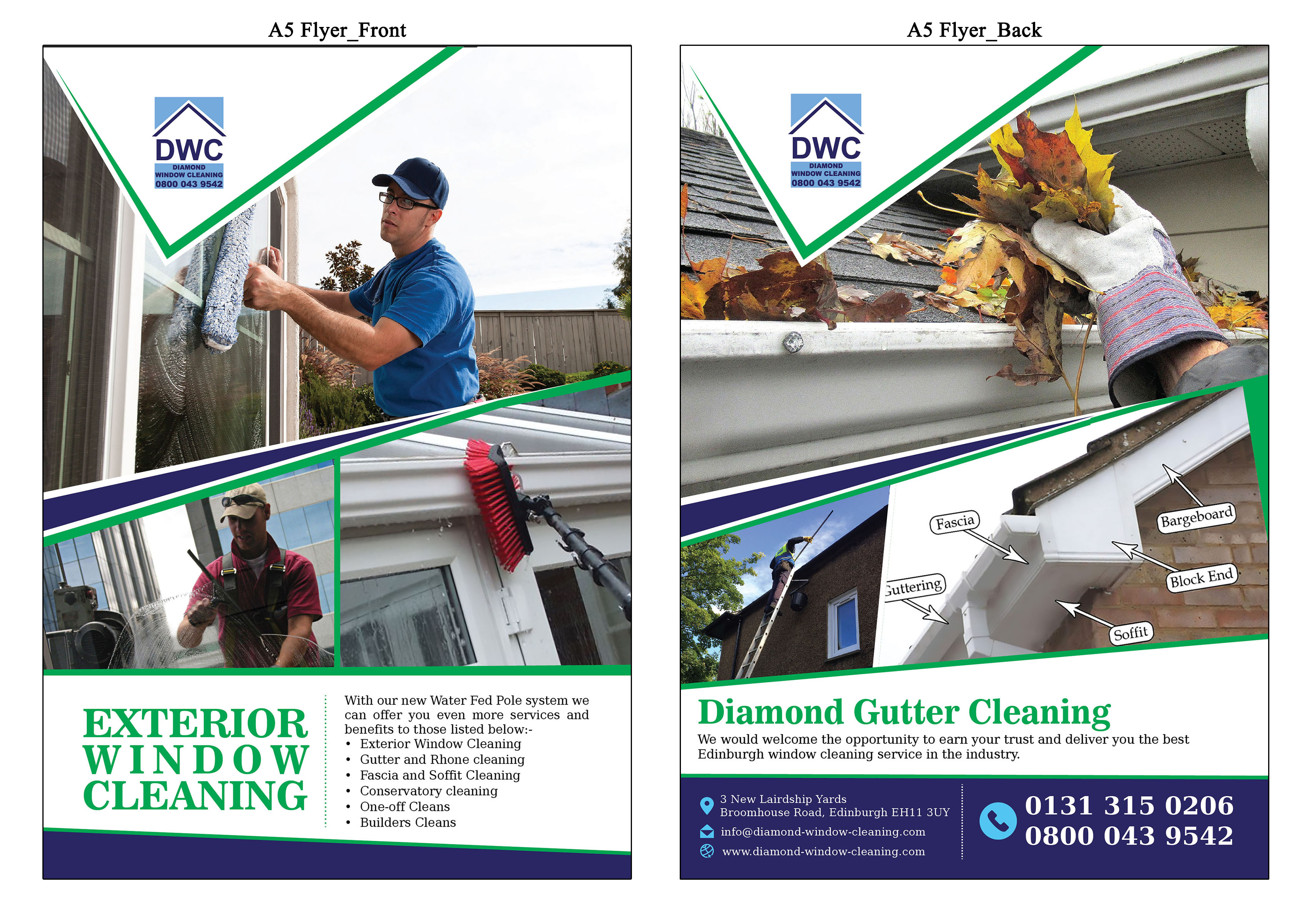 Flyer Design by Harish 33 for Diamond Window Cleaning | Design #26165806