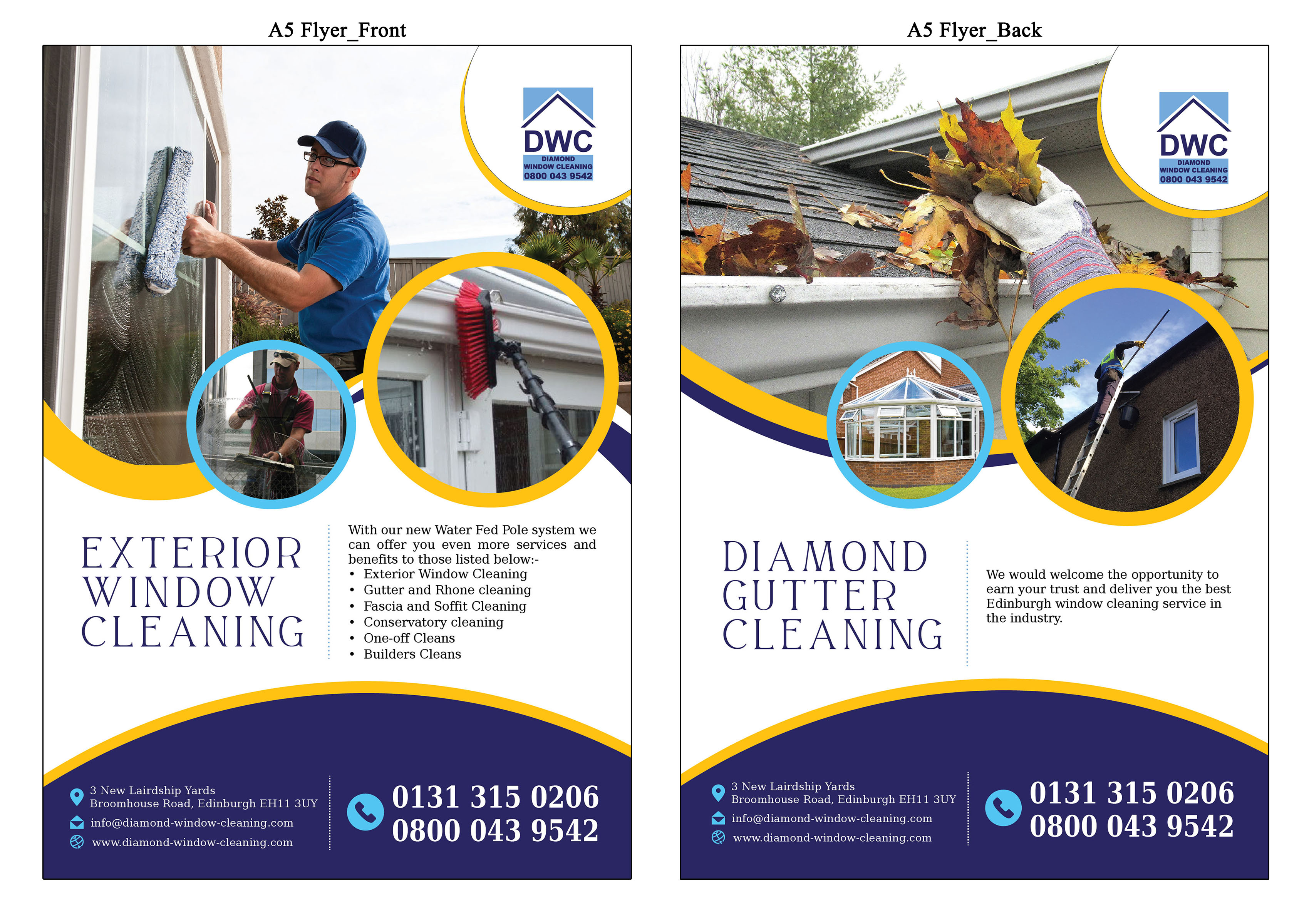 Flyer Design by Harish 33 for Diamond Window Cleaning | Design #26211179