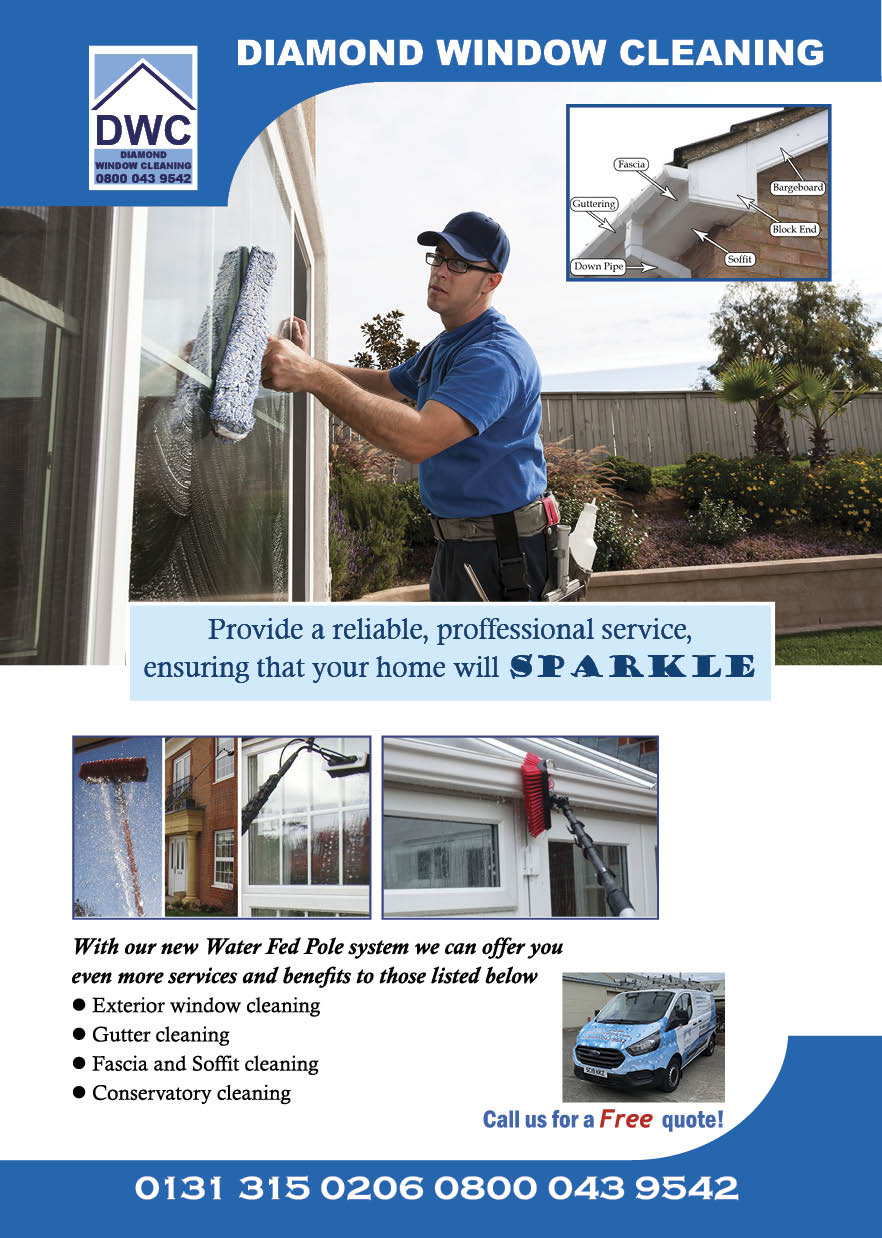 Flyer Design by fk12020 for Diamond Window Cleaning | Design #26151540