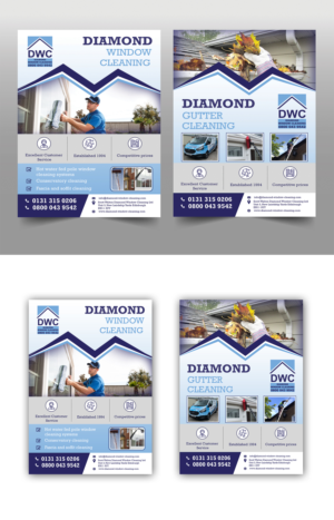 Flyer Design by debdesign for Diamond Window Cleaning | Design: #26126938