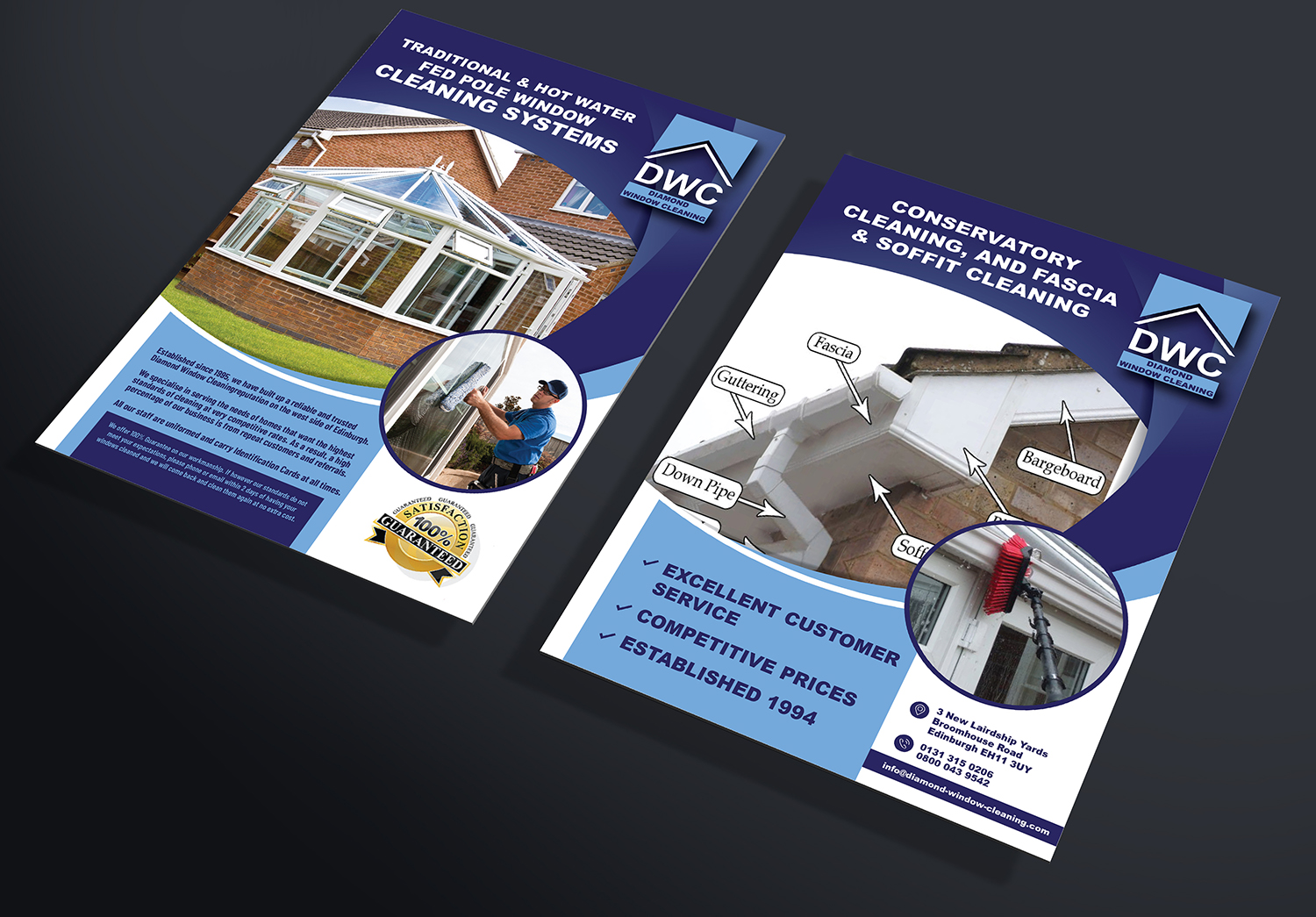 Flyer Design by Deziners Zone for Diamond Window Cleaning | Design #26122828