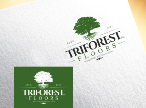 Triforest Floors | Diseño de Logo por nikkiblue
