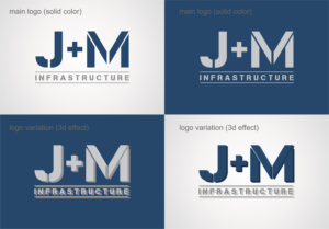 Logo Design by vta for J+M Infrastructure | Design: #26259291