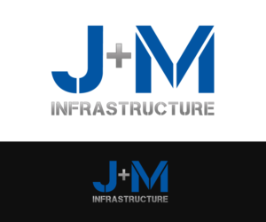 J+M Infrastructure (Infrastructure should be fitted in smaller letters underneath J+M) | Logo Design by Andi Yan