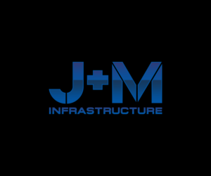 Logo Design by TrisDesign for J+M Infrastructure | Design: #26123970