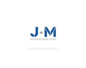 Logo Design by Ara Studio for J+M Infrastructure | Design #26124536