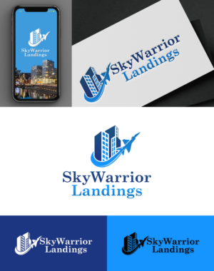 SkyWarrior Landings | Logo Design by ICKE