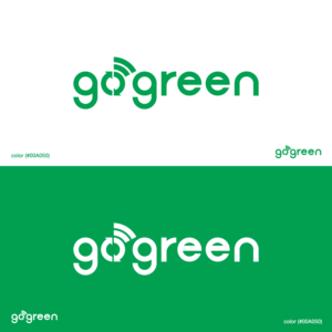 go green or gogreen | Logo Design by ELAMANTS